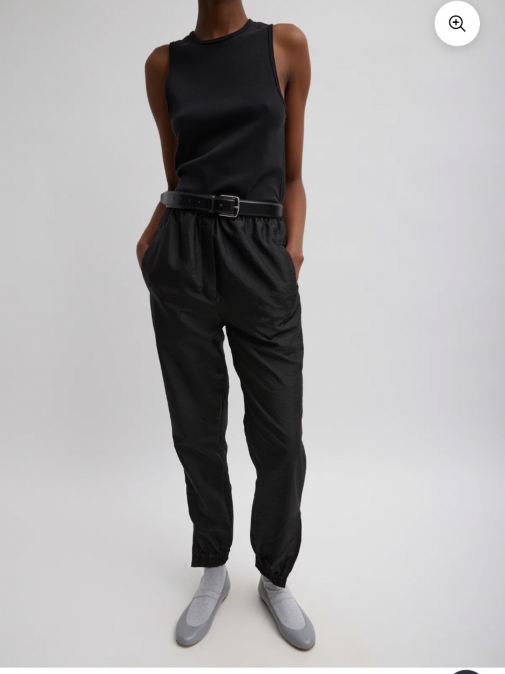 Tibi Crispy Nylon Kat Joggers